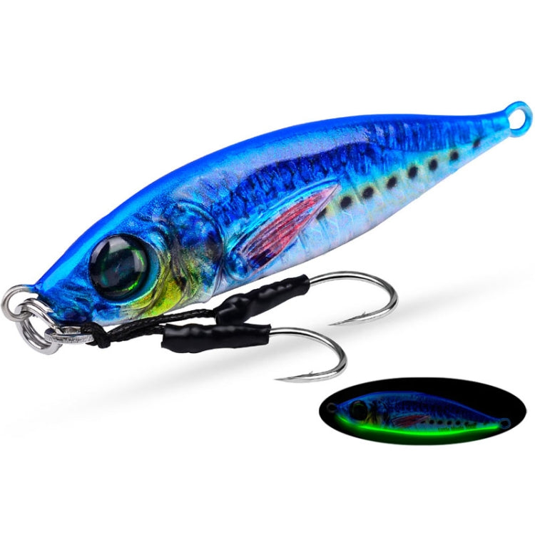 PROBEROS LF137 3D Spray Painted Bionic Lure Warp Bass Leader Fish Long Casting Freshwater Sea Luminous Fishing Bait, 28g, 40g, 60g, 100g, 120g, 180g, 80g, 150g, 200g