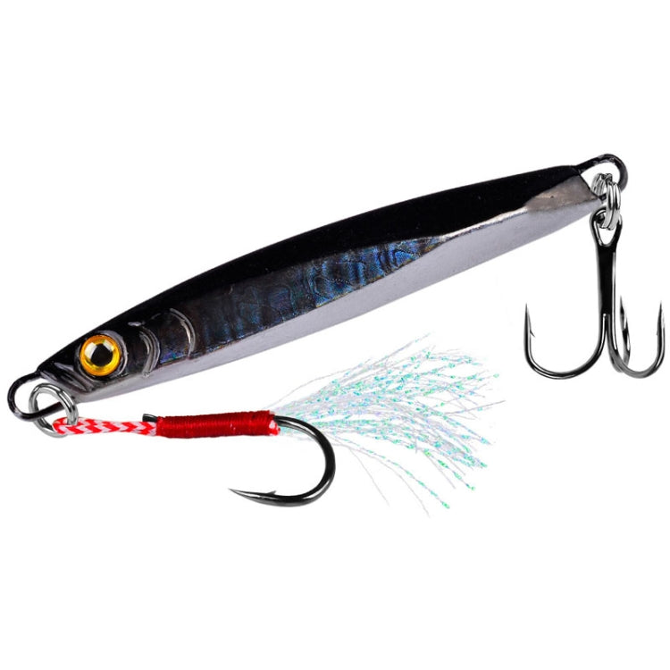 PROBEROS LF128 Long Casting Lure Iron Plate Lead Fish Freshwater Sea Fishing Warp Bass Metal Sequins Baits, 7g, 10g, 15g, 20g, 30g