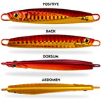 PROBEROS LF128 Long Casting Lure Iron Plate Lead Fish Freshwater Sea Fishing Warp Bass Metal Sequins Baits, 7g, 10g, 15g, 20g, 30g