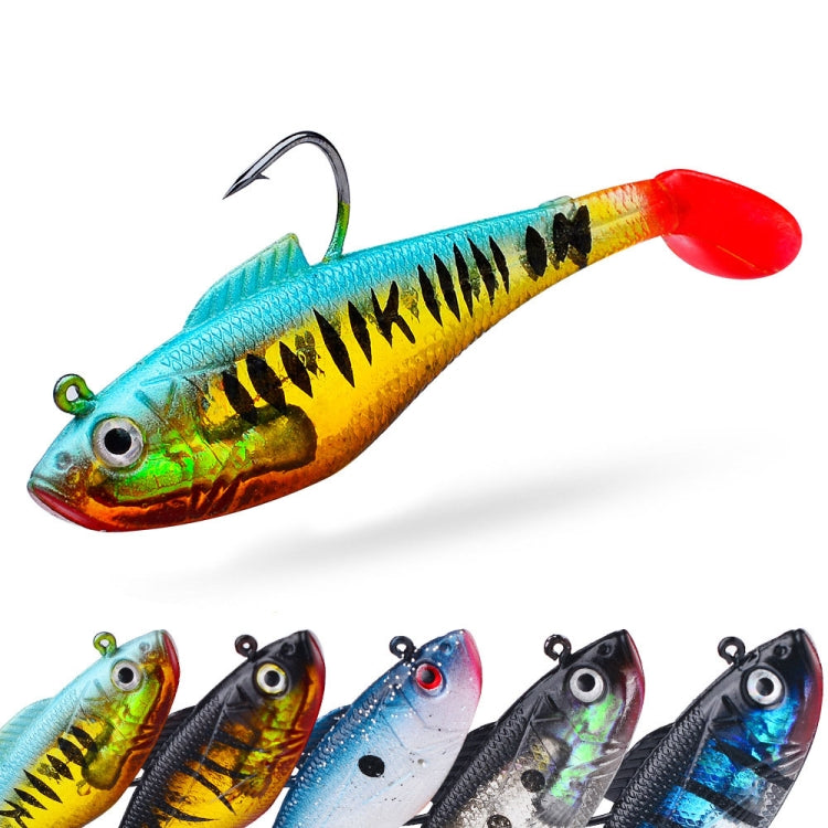 PROBEROS DW6085 Sea Bass Leadfish Soft Lure T-Tail Software Baits Sea Fishing Boat Fishing Bionic Lures, 5cm/3.6g, 8cm/9.5g, 11cm/24.6g