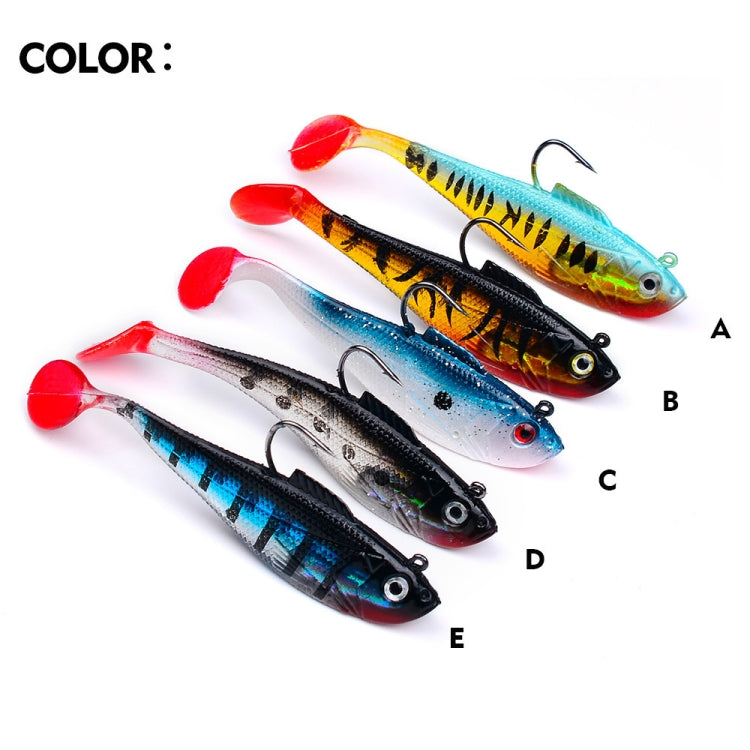 PROBEROS DW6085 Sea Bass Leadfish Soft Lure T-Tail Software Baits Sea Fishing Boat Fishing Bionic Lures, 5cm/3.6g, 8cm/9.5g, 11cm/24.6g