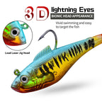 PROBEROS DW6085 Sea Bass Leadfish Soft Lure T-Tail Software Baits Sea Fishing Boat Fishing Bionic Lures, 5cm/3.6g, 8cm/9.5g, 11cm/24.6g