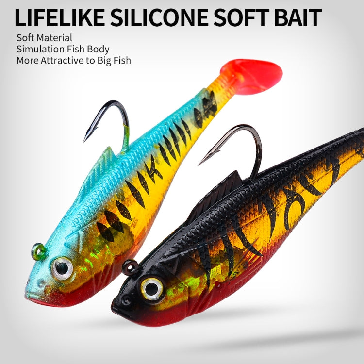 PROBEROS DW6085 Sea Bass Leadfish Soft Lure T-Tail Software Baits Sea Fishing Boat Fishing Bionic Lures, 5cm/3.6g, 8cm/9.5g, 11cm/24.6g