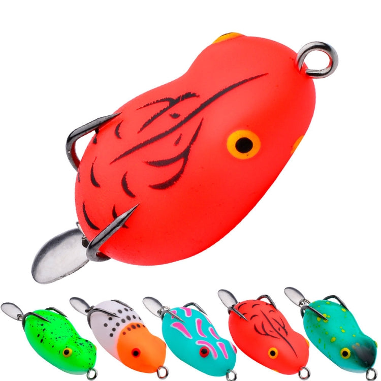 PROBEROS FR039 Mini Thunderfrog Lure Simulation Soft Bait Blackfish Fishing Lure, 7g/4.5cm