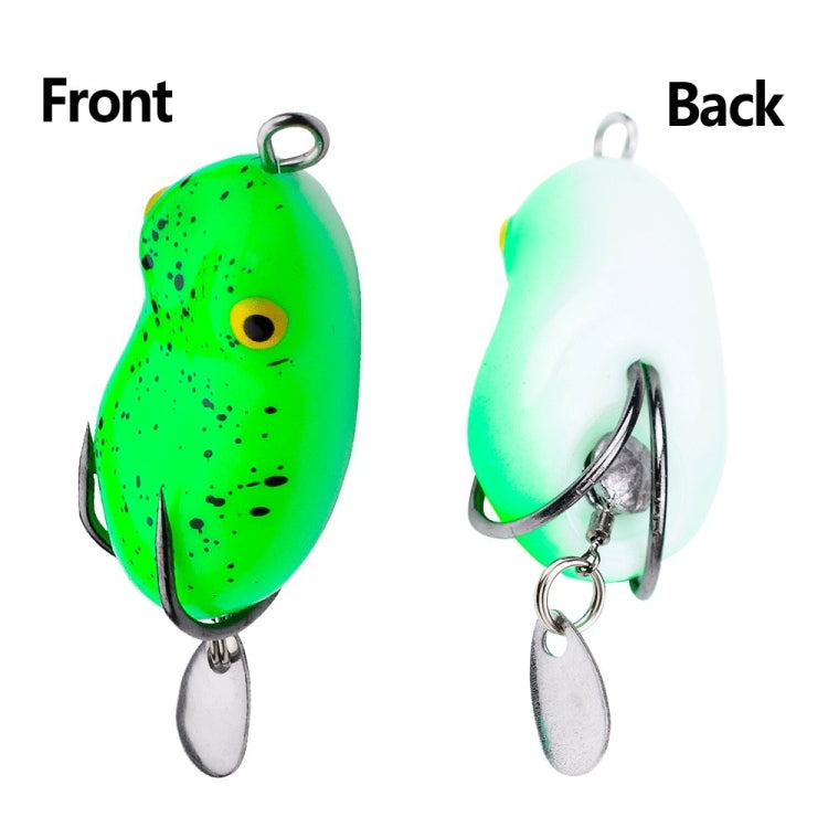PROBEROS FR039 Mini Thunderfrog Lure Simulation Soft Bait Blackfish Fishing Lure, 7g/4.5cm