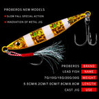 PROBEROS LF126 Long Casting Lead Fish Bait Freshwater Sea Fishing Fish Lures Sequins, 7g, 10g, 15g, 20g, 30g