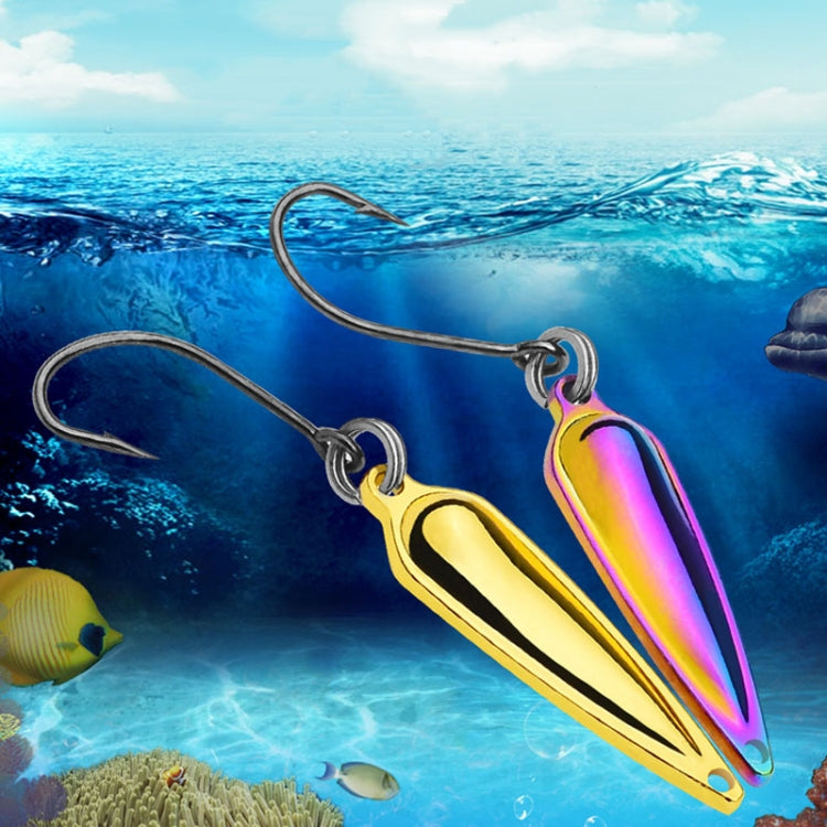 PROBEROS DW602 Long Casting Metal Sequins Lure Moth Sequins Warp Beak Fake Lure, Color A, Color B, Color C