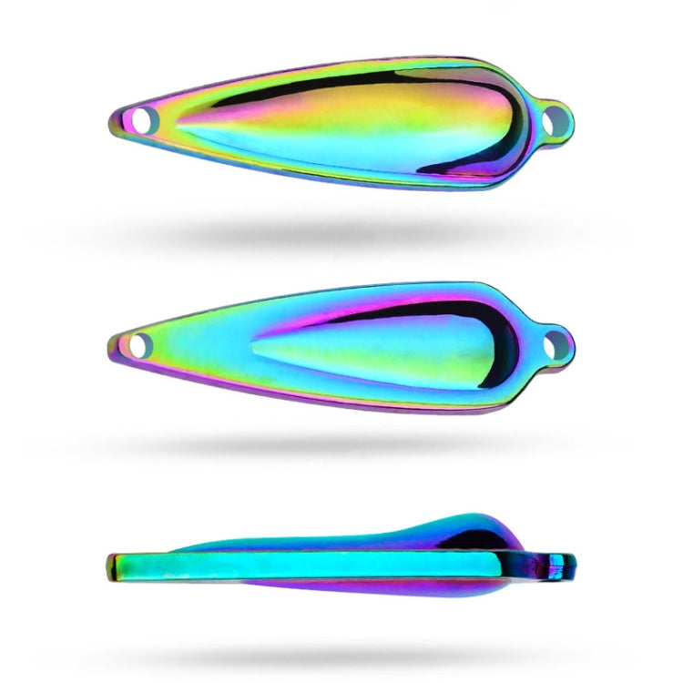 PROBEROS DW602 Long Casting Metal Sequins Lure Moth Sequins Warp Beak Fake Lure, Color A, Color B, Color C