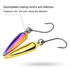 PROBEROS DW602 Long Casting Metal Sequins Lure Moth Sequins Warp Beak Fake Lure, Color A, Color B, Color C