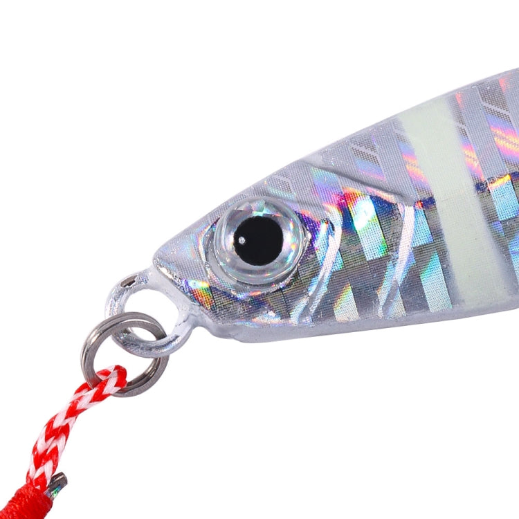 HENGJIA LB149 Slow Cranking Luminous Iron Plate Lead Fishing Bait Lua Naked Fake Bait, 10g, 15g, 20g, 25g, 30g, 40g, 60g