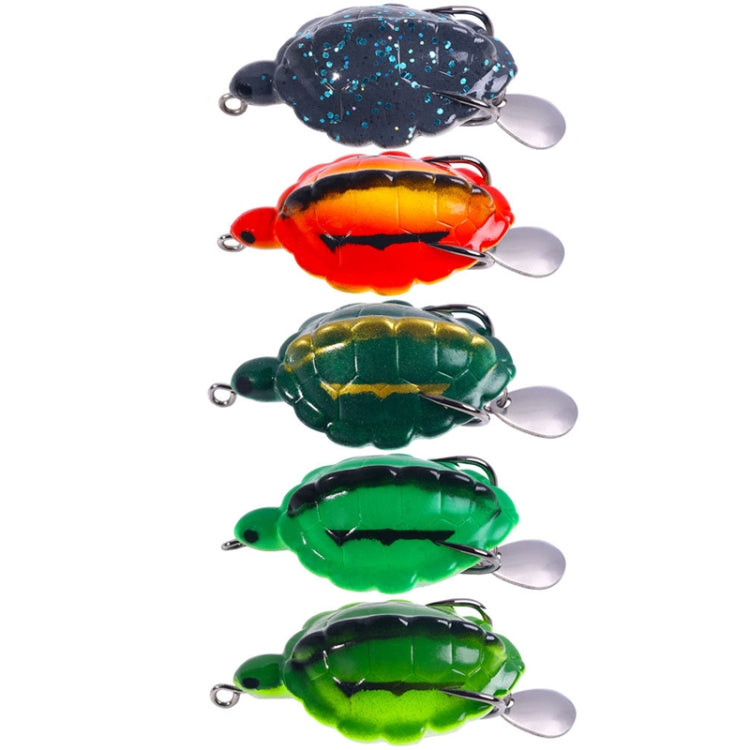 5colors /Set HENGJIA FO016 Lua Thunder Brogue Dummy Bait Turtle Sequins Fishing Bait, 5.7cm 11.7g