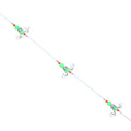 56cm Total Length Night Fishing Fluorescent 8-Claw Fishing Hook Squid String Hook Set, Bagged, Boxed