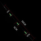 56cm Total Length Night Fishing Fluorescent 8-Claw Fishing Hook Squid String Hook Set, Bagged, Boxed