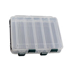 Large Capacity Double Layer Lure Storage Box Fish Hook String Hook Tool Box, 10-grids, 14-grids