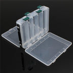 Large Capacity Double Layer Lure Storage Box Fish Hook String Hook Tool Box, 10-grids, 14-grids