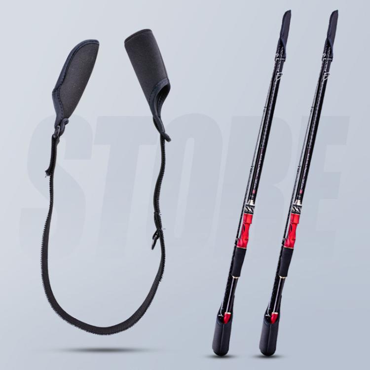Adjustable High-elastic Fishing Rod Strap Lure Rod Strap Fishing Rod Protective Cover, 59-130cm without Straps, 59-130cm with Straps, 40-75cm without Straps