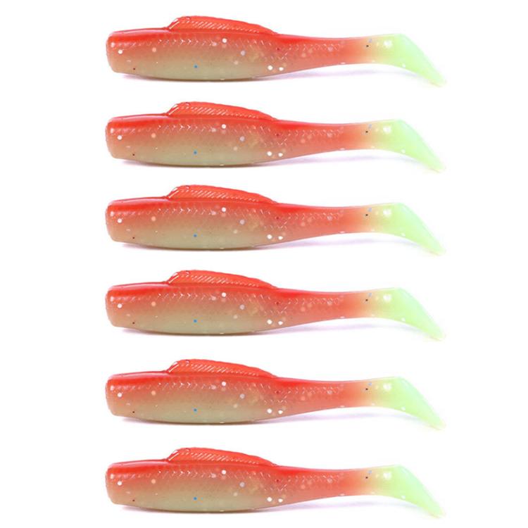 HENGJIA 6pcs / Box Outdoor Fishing Floating Soft Bait 8cm-5g Bionic False Lure, 1#, 2#, 3#, 4#, 5#, 6#