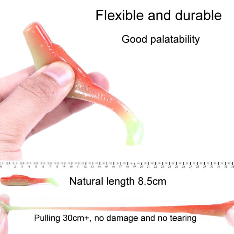 HENGJIA 6pcs / Box Outdoor Fishing Floating Soft Bait 8cm-5g Bionic False Lure, 1#, 2#, 3#, 4#, 5#, 6#