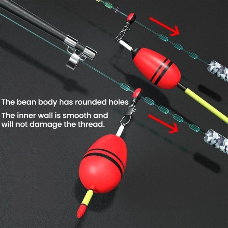 100pcs Fishing Space Beans Saltwater Fishing Float Seat Fishing Accessories, Pin, Enhanced