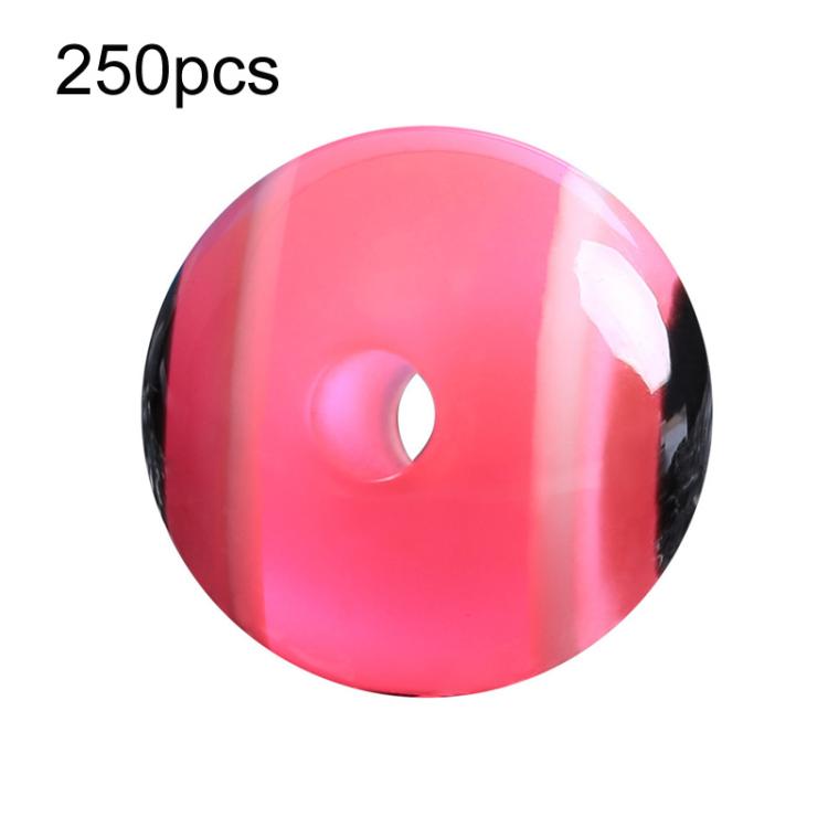 250pcs Fishing Eye Bead Fishing Bait Fish Clip Accessories, 6mm, 8mm, 10mm, 12mm
