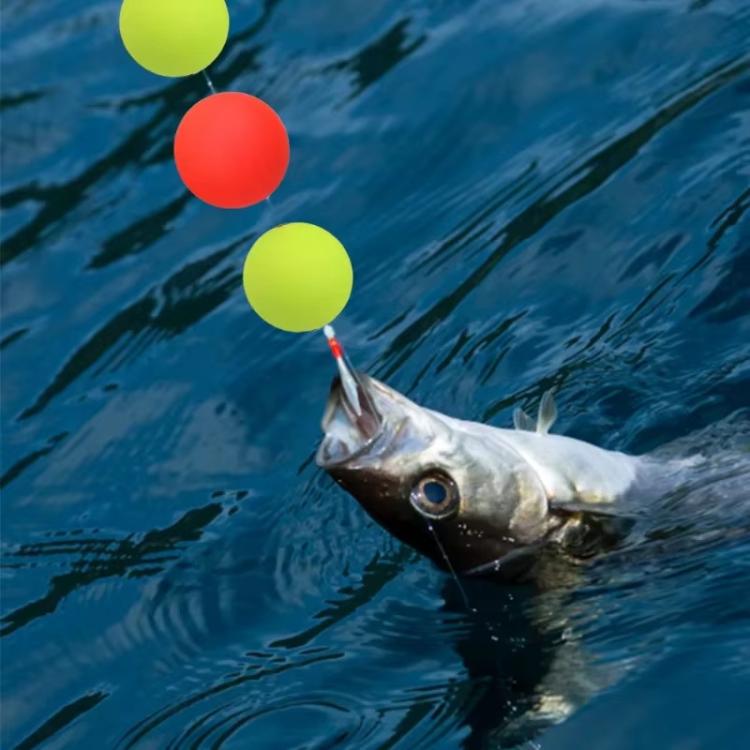 50pcs Spherical Fishing Float Fishing Floating Ball, 15mm, 18mm, 20mm, 24mm, 27mm, 30mm, 33mm, 36mm
