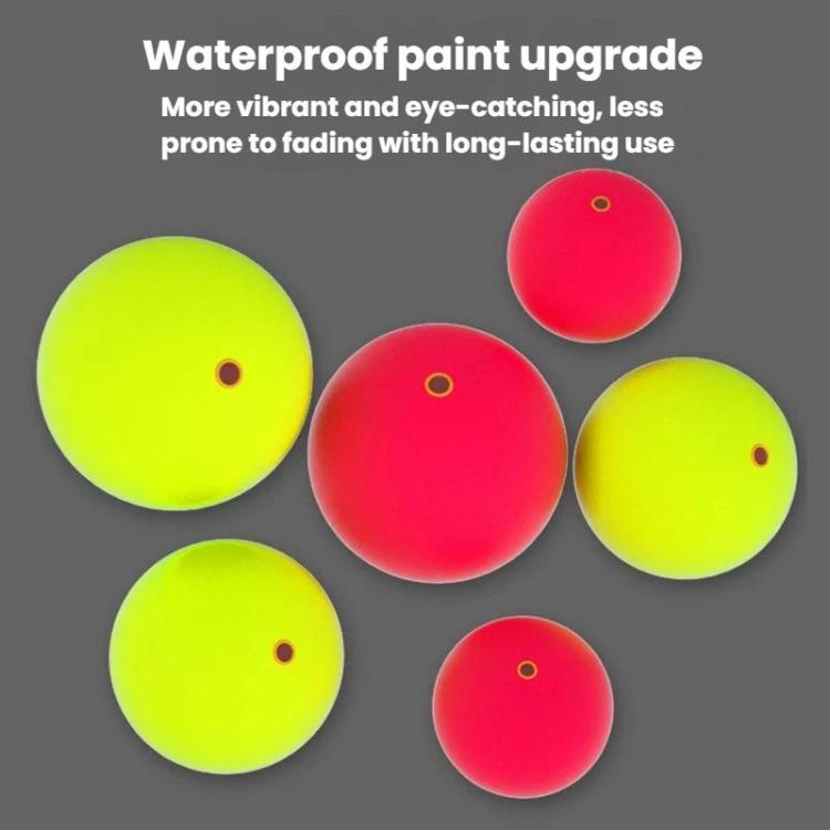 50pcs Spherical Fishing Float Fishing Floating Ball, 15mm, 18mm, 20mm, 24mm, 27mm, 30mm, 33mm, 36mm