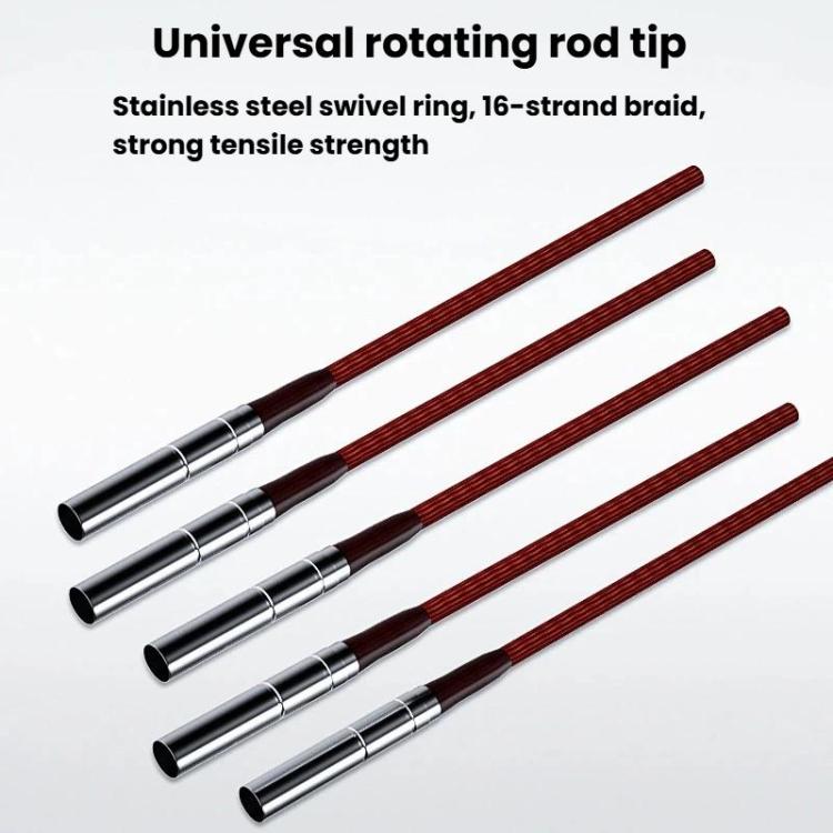 50pcs Fishing Rod Tip Loop Connector Rotating Rod Tip, 0.8mm, 0.9mm, 1.0mm, 1.1mm, 1.2mm, 1.3mm, 1.4mm, 1.5mm, 1.6mm, 1.7mm, 1.8mm, 2.0mm, 2.2mm