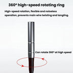 50pcs Fishing Rod Tip Loop Connector Rotating Rod Tip, 0.8mm, 0.9mm, 1.0mm, 1.1mm, 1.2mm, 1.3mm, 1.4mm, 1.5mm, 1.6mm, 1.7mm, 1.8mm, 2.0mm, 2.2mm