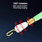 70pcs Copper-Head Rotating Float Seat Quick Leader Clip Fishing Float, Small, Medium, Large