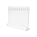 10-Hole Acrylic Fishing Lure Display Stand Lure Accessories Organizer, YX220