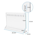 10-Hole Acrylic Fishing Lure Display Stand Lure Accessories Organizer, YX220