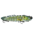 PROBEROS 8 Segment S-Swimming Hard Bait Multi-Jointed Swimbait Fishing Lures with 3D Eyes, Inner Rattle Ball, 13cm/29.4g, 16.7cm/56.7g