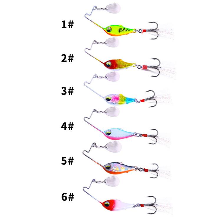 Metal Lure Vibrating Spinnerbait, HENGJIA VIB053 6cm 10g, HENGJIA VIB054 6cm 15g, HENGJIA VIB055 6cm 20g