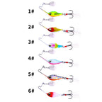Metal Lure Vibrating Spinnerbait, HENGJIA VIB053 6cm 10g, HENGJIA VIB054 6cm 15g, HENGJIA VIB055 6cm 20g