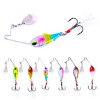 Metal Lure Vibrating Spinnerbait, HENGJIA VIB053 6cm 10g, HENGJIA VIB054 6cm 15g, HENGJIA VIB055 6cm 20g
