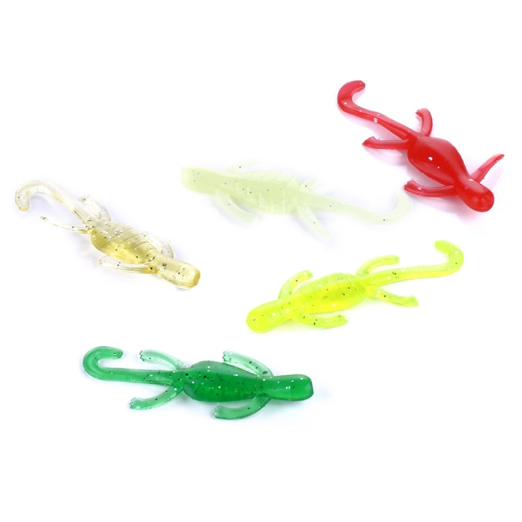 HENGJIA SO103 10 PCS 5cm/1g Gecko Shaped Simulation Fish Bait Soft Bait for Fishing