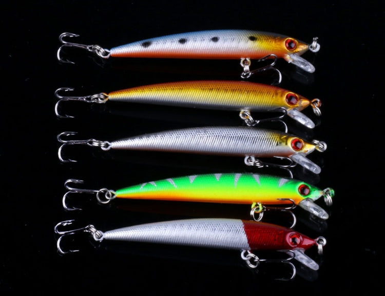 HENGJIA Set056 56 PCS Sequin Set Metal Sequins False Bait Fresh Sea Bass Fishing Bait Set, Length: 3 to 10cm, Boxed, Boxed