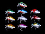 HENGJIA Set056 56 PCS Sequin Set Metal Sequins False Bait Fresh Sea Bass Fishing Bait Set, Length: 3 to 10cm, Boxed, Boxed