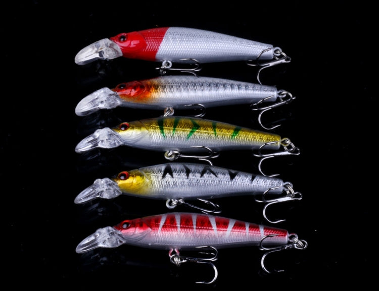 HENGJIA Set056 56 PCS Sequin Set Metal Sequins False Bait Fresh Sea Bass Fishing Bait Set, Length: 3 to 10cm, Boxed, Boxed