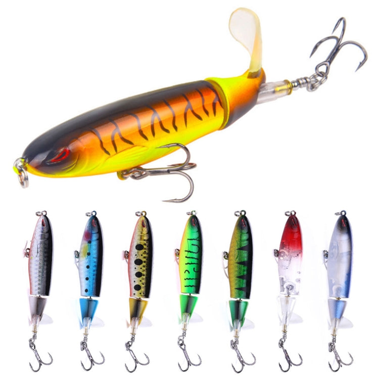 HENGJIA PE018 10cm/13g Propeller Tractor Shaped Hard Baits Fishing Lures Tackle Baits Fit Saltwater and Freshwater, PE018 1#, PE018 2#, PE018 3#, PE018 4#, PE018 5#, PE018 6#, PE018 7#, PE018 8#