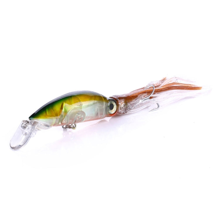 HENGJIA JIZ002 10cm/16.6g 8 PCS Big Octopus Squid Shaped Hard Baits Long Shot Fishing Lures Tackle Baits Fit Sea Fishing and Freshwater Fishing,Bagged, 8 PCS
