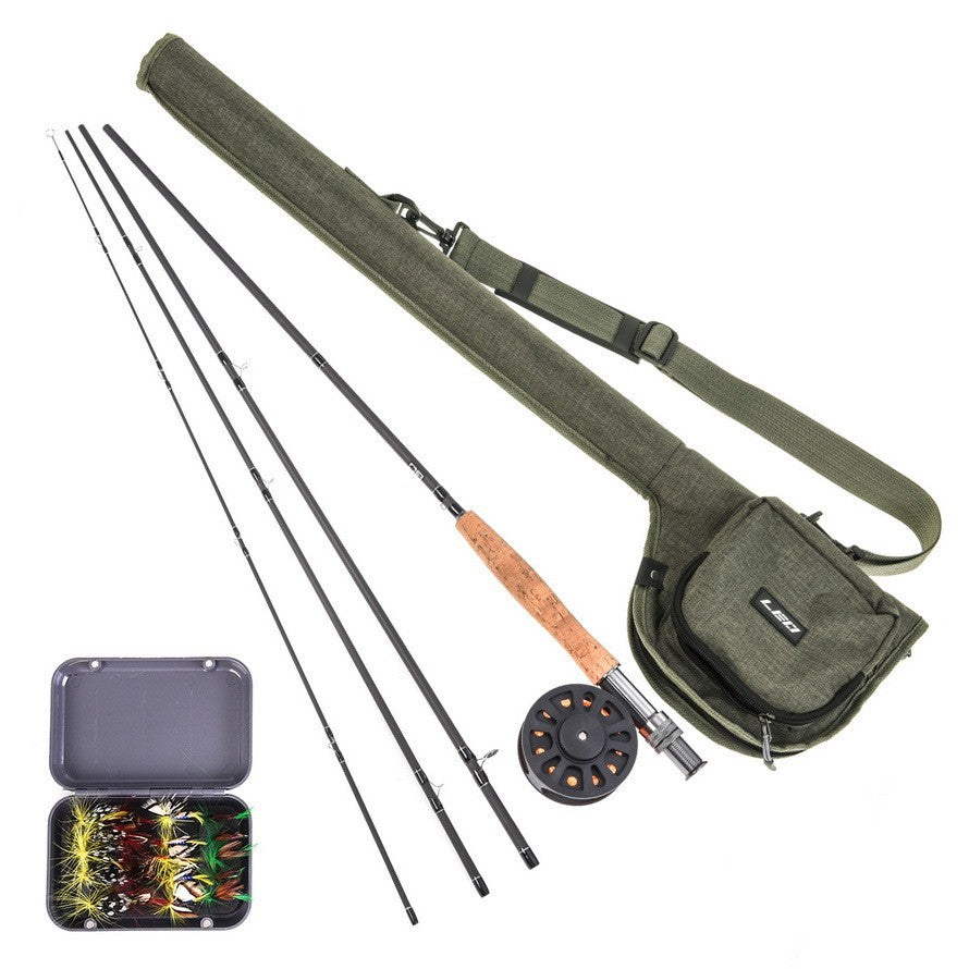 Portable Canvas Fly Fishing Rod & Reel Bag