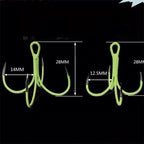 Luminous Octopus Four Hooks Without Barb Hooks