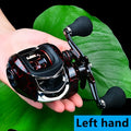 Baitcasting Reel 18+1BB High Speed Dual Braking System – 20LB Max Drag, Stainless Steel, Ergonomic Grip, Left & Right Hand, Saltwater & Freshwater Bass Carp Fishing Reel