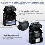 Fishing Backpack 42L with Rod Holders & 16 Pockets