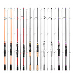 ML Power 2‑Piece Fiberglass Lure Fishing Rod, Spinning & Casting Rod for Bass Freshwater & Inshore Saltwater Fishing