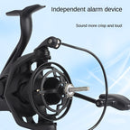 Heavy Duty Saltwater Spinning Reel 8000 10000 14000 Deep Sea Fishing Reel Metal Body High Line Capacity Ambidextrous Large Fish Ocean Surf Reel