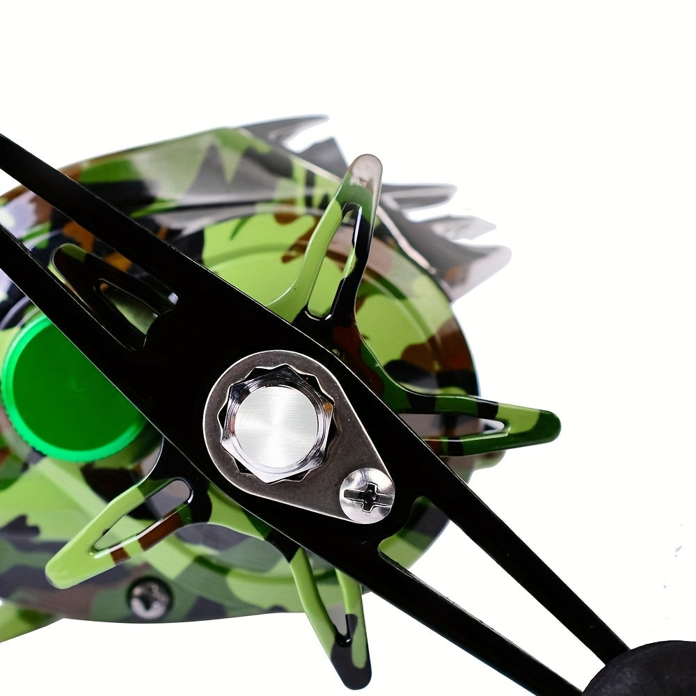 Baitcast Fishing Reel Classic Pro Speed Spool SLP – Low Profile Baitcaster, Left & Right Hand, Smooth Drag System, Black & Gold or Black & Red, Freshwater Bass Fishing