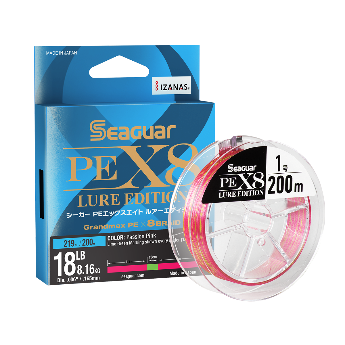 SEAGUAR JDM PEX8 LURE EDITION 219YD